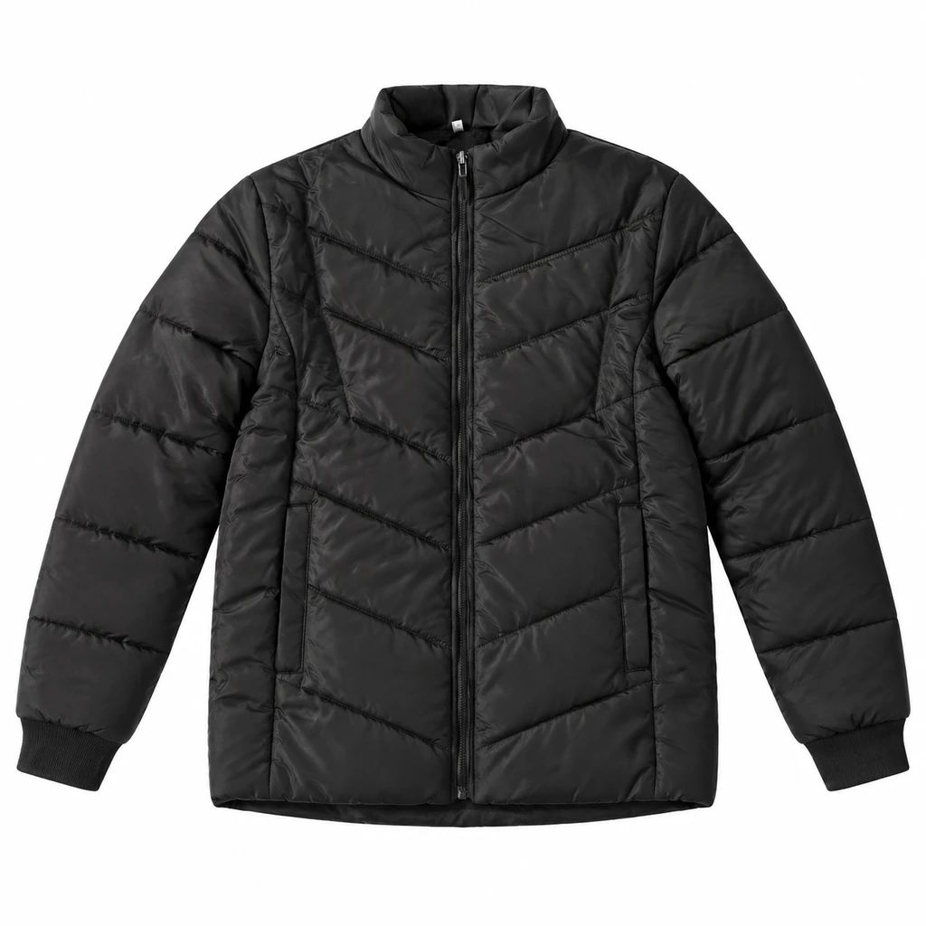 کاپشن پفی مردانه مشکی مدل Hamto